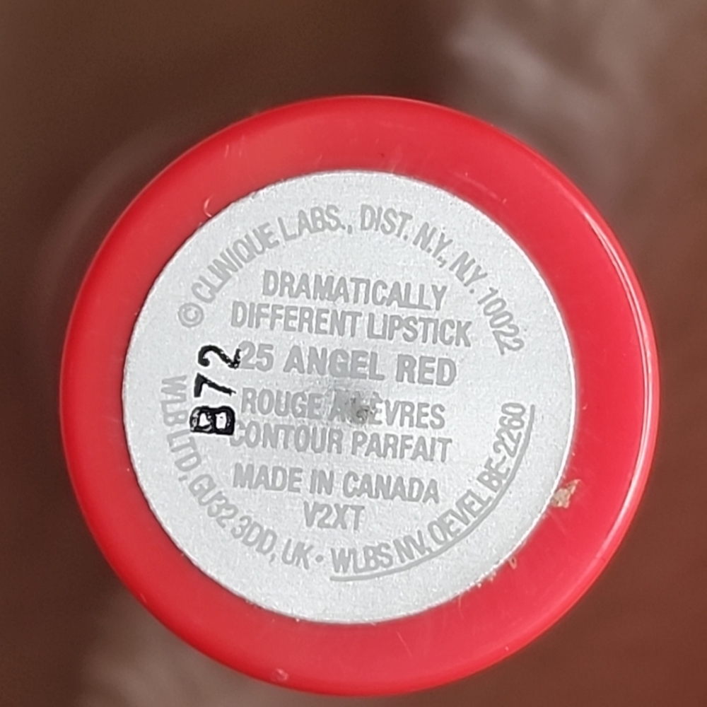 NWOB Clinique Dramatically Different Lipstick #25 Angel Red Full Size - Picture 4 of 4